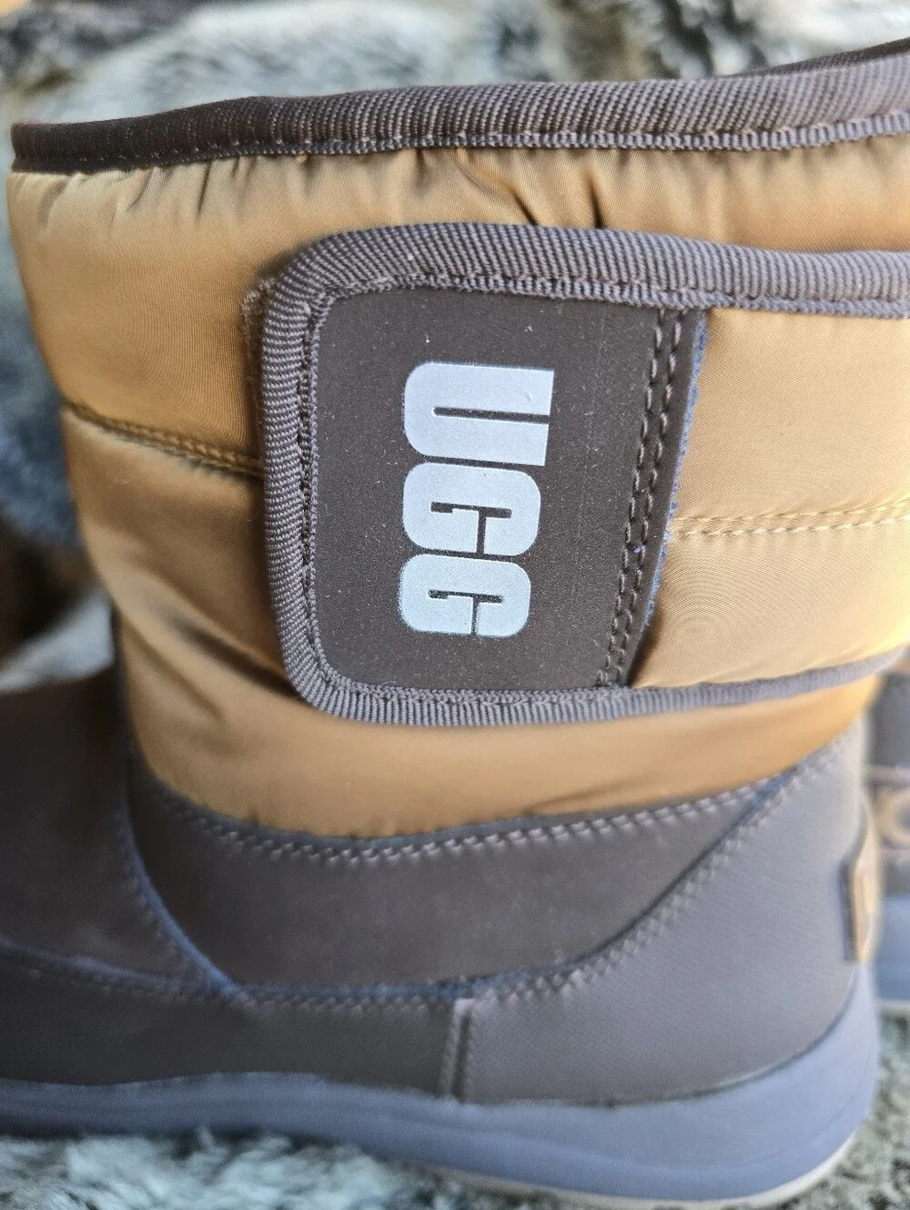 UGG Kids Brown and Tan Winter Boots